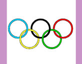 Dibujo Anillas de los juegos olimpícos pintado por Elena2000