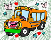 Dibujo Autobús animado pintado por emir