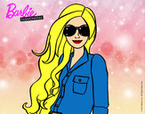 Dibujo Barbie con gafas de sol pintado por LaiiLa