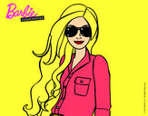 Dibujo Barbie con gafas de sol pintado por Sergi18