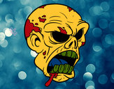 Dibujo Cabeza de zombi pintado por preXsie