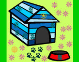 Dibujo Caseta para perros pintado por zoeliux