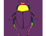 Dibujo Escarabajo 1 pintado por cazatoto