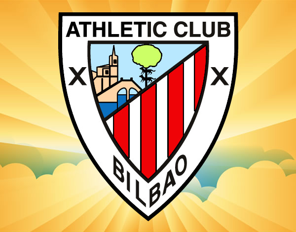 Dibujo Escudo del Athletic Club de Bilbao pintado por estebanhh