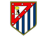 Dibujo Escudo del Club Atlético de Madrid pintado por edgar2000