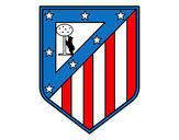 Dibujo Escudo del Club Atlético de Madrid pintado por kevinator1