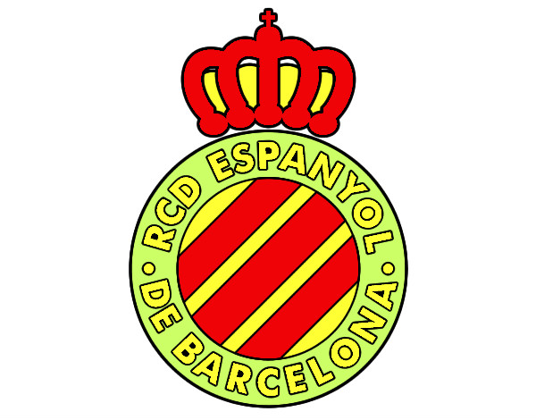 Dibujo Escudo del RCD Espanyol pintado por edgar2000
