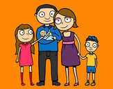 Dibujo Familia unida pintado por Sooofiii