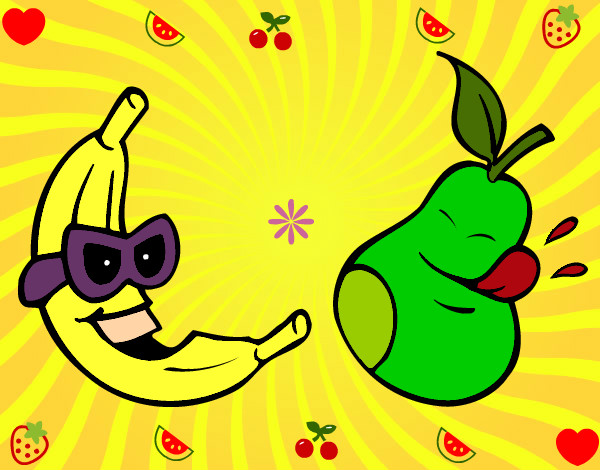 pera y banana