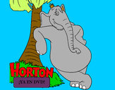 Dibujo Horton pintado por juliiancit