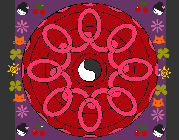 Dibujo Mandala 26 pintado por scarletti