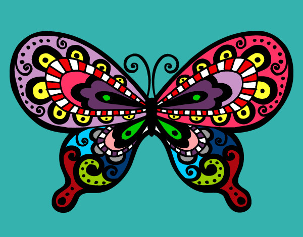Dibujo Mariposa bonita pintado por alma11
