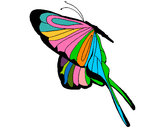 Dibujo Mariposa con grandes alas pintado por ALCIRA