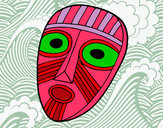 Dibujo Máscara sorprendida pintado por scarletti