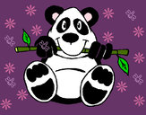 Dibujo Oso panda pintado por naaray1