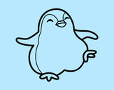 Dibujo Pingüino bailando pintado por nadiamick