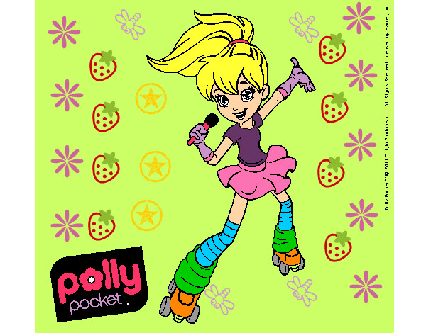 Dibujo Polly Pocket 2 pintado por nata13