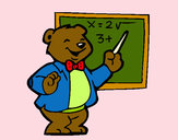 Dibujo Profesor oso pintado por Elena2000