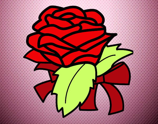 Dibujo Rosa, flor pintado por cata5476