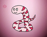 Dibujo Serpiente feliz pintado por Chispas201