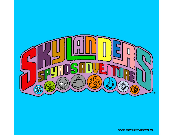Dibujo Skylanders pintado por cachorra2