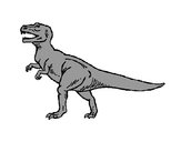 Dibujo Tiranosaurus Rex pintado por Andreeaes