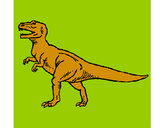 Dibujo Tiranosaurus Rex pintado por juandis