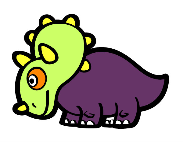 Triceratop feliz