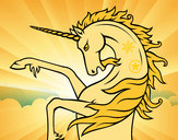 Dibujo Unicornio salvaje pintado por Divaloal