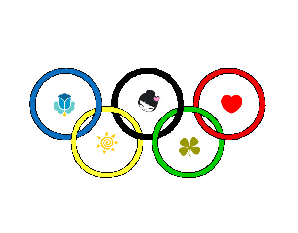 Dibujo Anillas de los juegos olimpícos pintado por IVAN12600