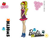 Dibujo Barbie Fashionista 6 pintado por giron