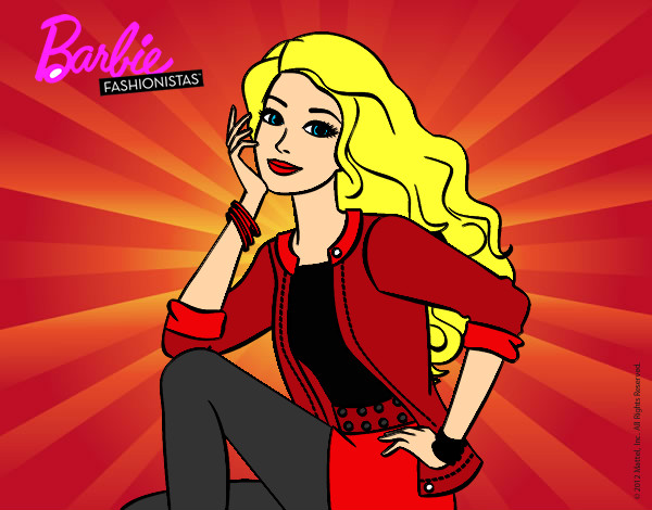Dibujo Barbie súper guapa pintado por lara_vilu