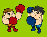 Dibujo Combate de boxeo pintado por Sooofiii