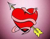 Dibujo Corazón con flecha III pintado por GOKU-CROSS