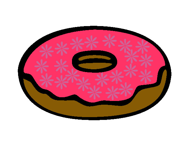 Dibujo Donuts 1 pintado por -Maria29-