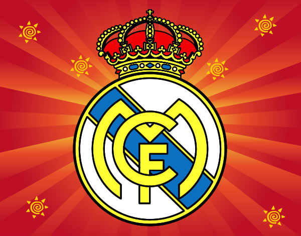 Dibujo Escudo del Real Madrid C.F. pintado por dark_21