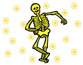 Dibujo Esqueleto contento pintado por IVAN12600