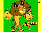 Dibujo Madagascar 2 Alex pintado por 1alextron
