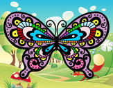 Dibujo Mariposa bonita pintado por antalamar