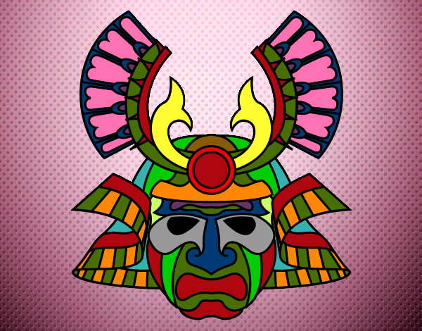 Dibujo Máscara china pintado por fizquie