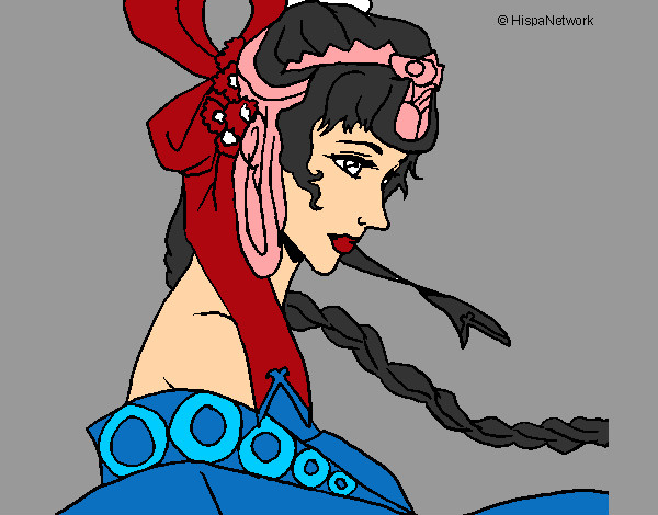 Dibujo Princesa china pintado por anyley200