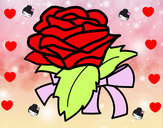 Dibujo Rosa, flor pintado por gatis413