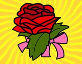 Dibujo Rosa, flor pintado por Marisol110