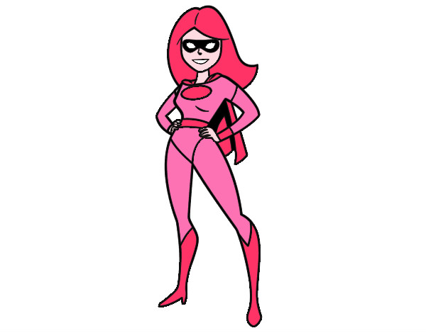 superheroina rosa