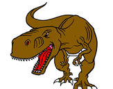 Dibujo Tiranosaurio Rex enfadado pintado por german_din