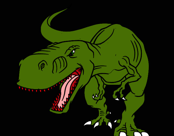 El tiranosaurio Rex ataca ciudad Dino