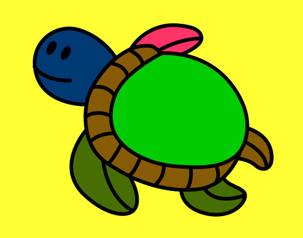 Dibujo Tortuga nadando pintado por joshbren