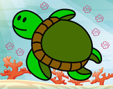 Dibujo Tortuga nadando pintado por Samantitha