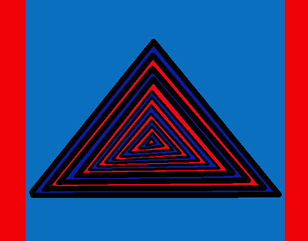 Dibujo Triángulo 1 pintado por pipe2345