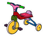 Dibujo Triciclo infantil pintado por hpna